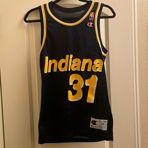 Vintage Deadstock Champion Indiana Pacers Reggie Miller Jersey Size 36 / Small